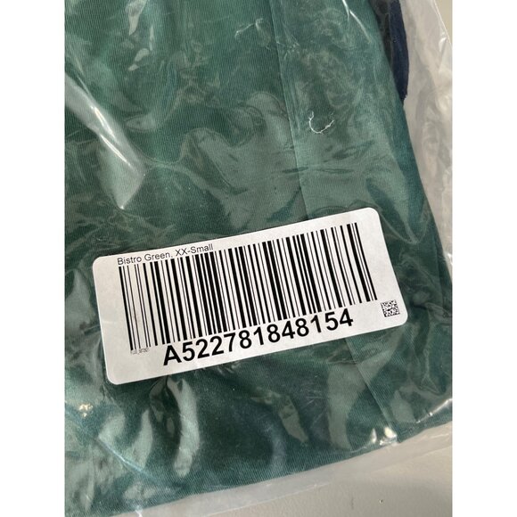 LOGO by Lori Goldstein Rayon 230 Layered Top Jacquard Hem XXS Bistro Green NEW - Picture 4 of 6